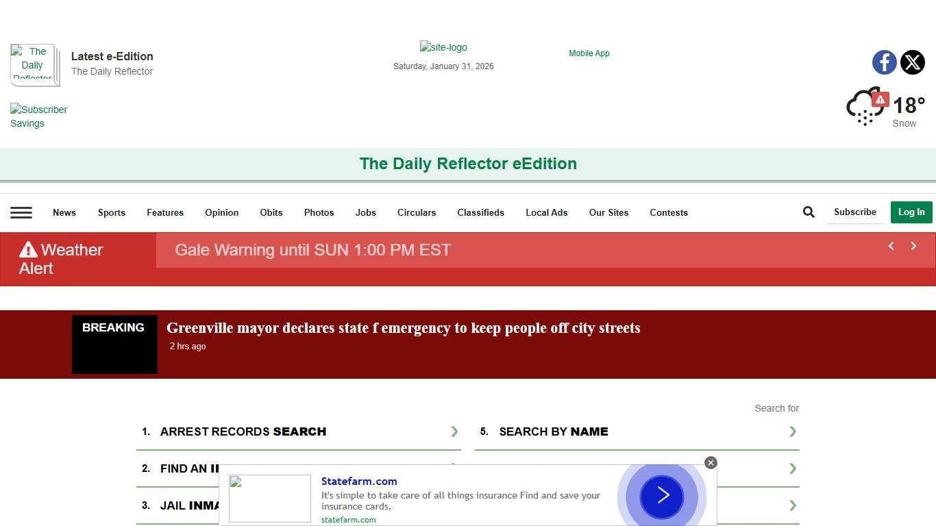 Jail Bookings reflector.com